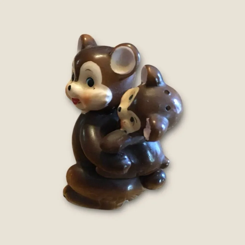 Vintage Napco 1940 Mama Bear with Baby On Back